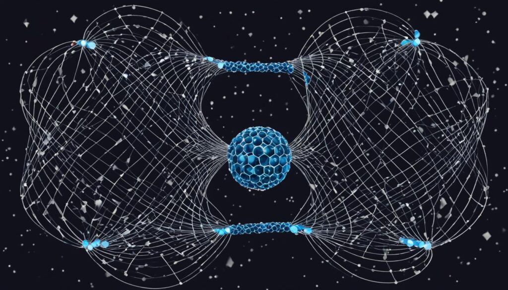 Quantum entanglement between qubits